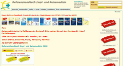 Desktop Screenshot of handbuch-reisemedizin.de